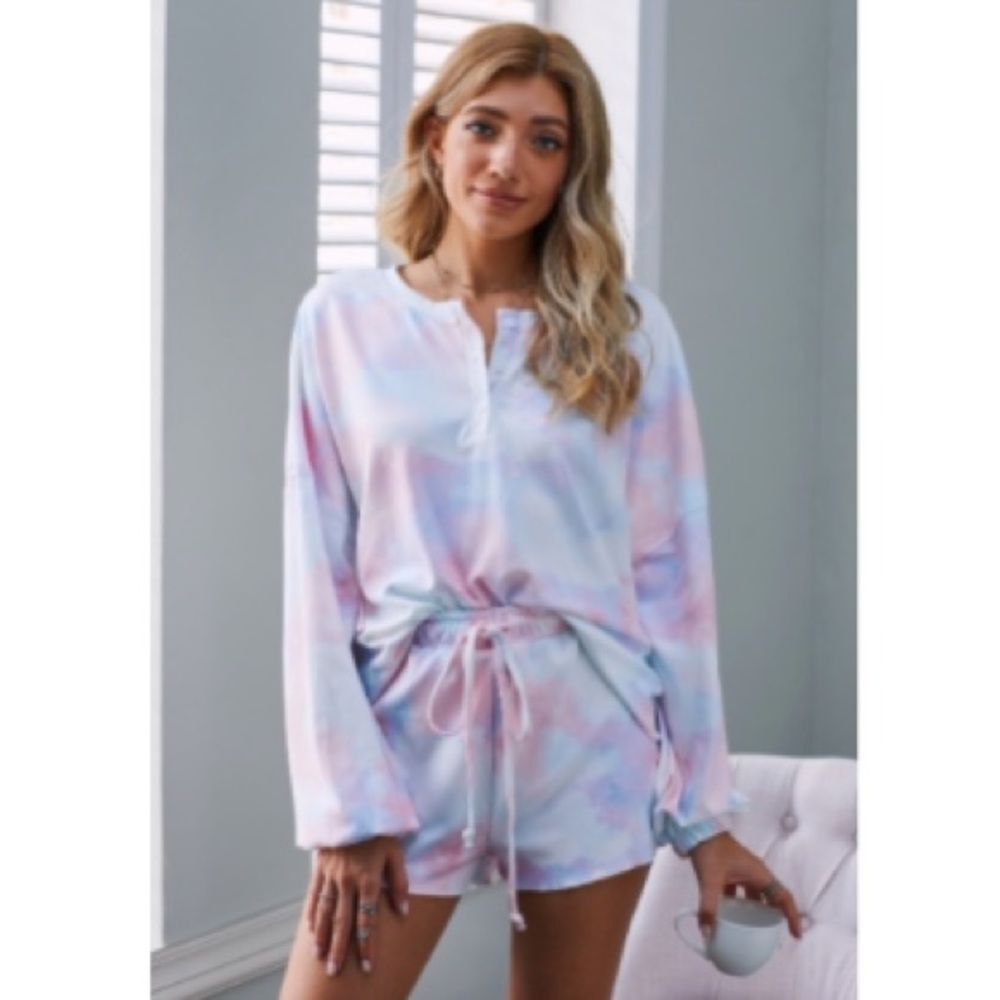 Cotton Candy Dreams Tie-Dye Lounge Set